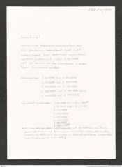 k.k. naturhistorisches Hofmuseum, Intendanzakten 1885-1896 (Hauer), Aktenzahl Z.82.A.a/1888, Seite 1